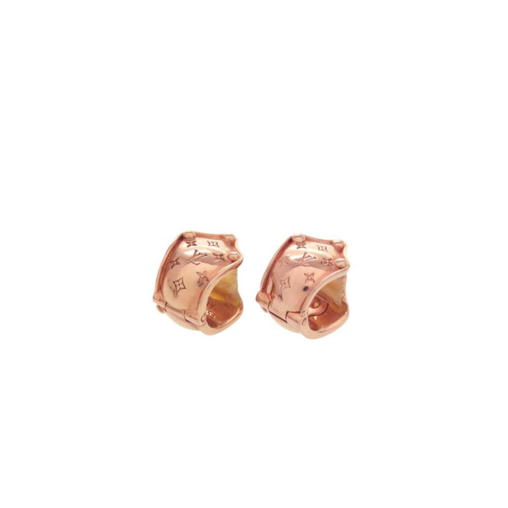 LOUIS VUITTON Gold Earrings - Picture 3 of 4